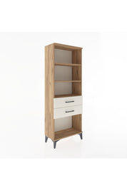 Arges Dolap 3 Raflı 2 Çekmeceli 60x30x163 Çam-Aytaşı
