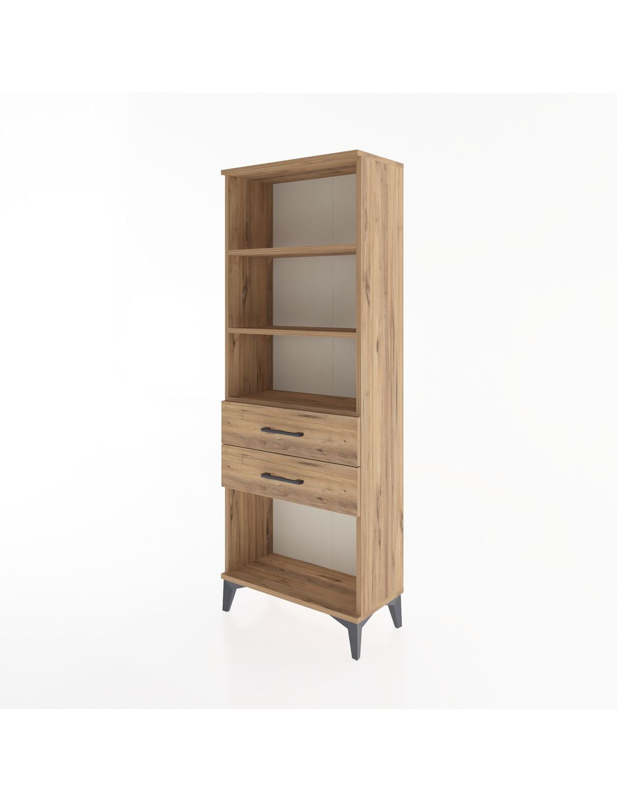 Arges Dolap 3 Raflı 2 Çekmeceli 60x30x163 - S20M112V9A