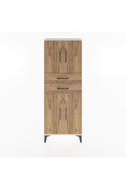 Arges Dolap 3 Raflı 2 Çekmeceli 4 Kapaklı 60x30x163 Aytaşı-Çam