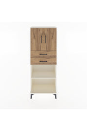 Arges Dolap 3 Raflı 2 Çekmeceli 2 Kapaklı 60x30x163 Aytaşı-Çam