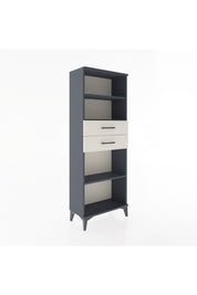 Arges Dolap 3 Raflı 2 Çekmeceli 60x30x163 Antrasit-Aytaşı