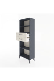 Arges Dolap 3 Raflı 2 Çekmeceli 60x30x163 Antrasit-Aytaşı