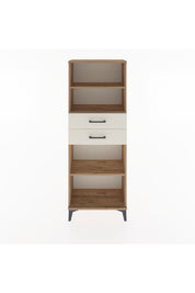 Arges Dolap 3 Raflı 2 Çekmeceli 60x30x163 Çam-Aytaşı
