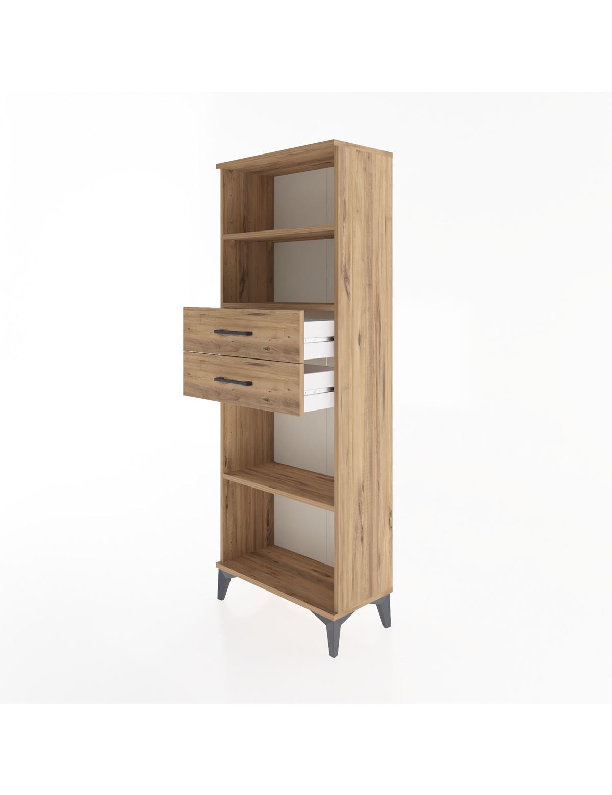 Arges Dolap 3 Raflı 2 Çekmeceli 60x30x163 - S20M116V9A