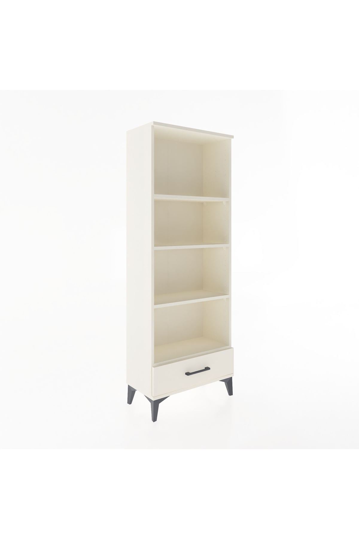 Arges Dolap 4 Raflı Tek Çekmeceli 60x30x163 Aytaşı-Aytaşı