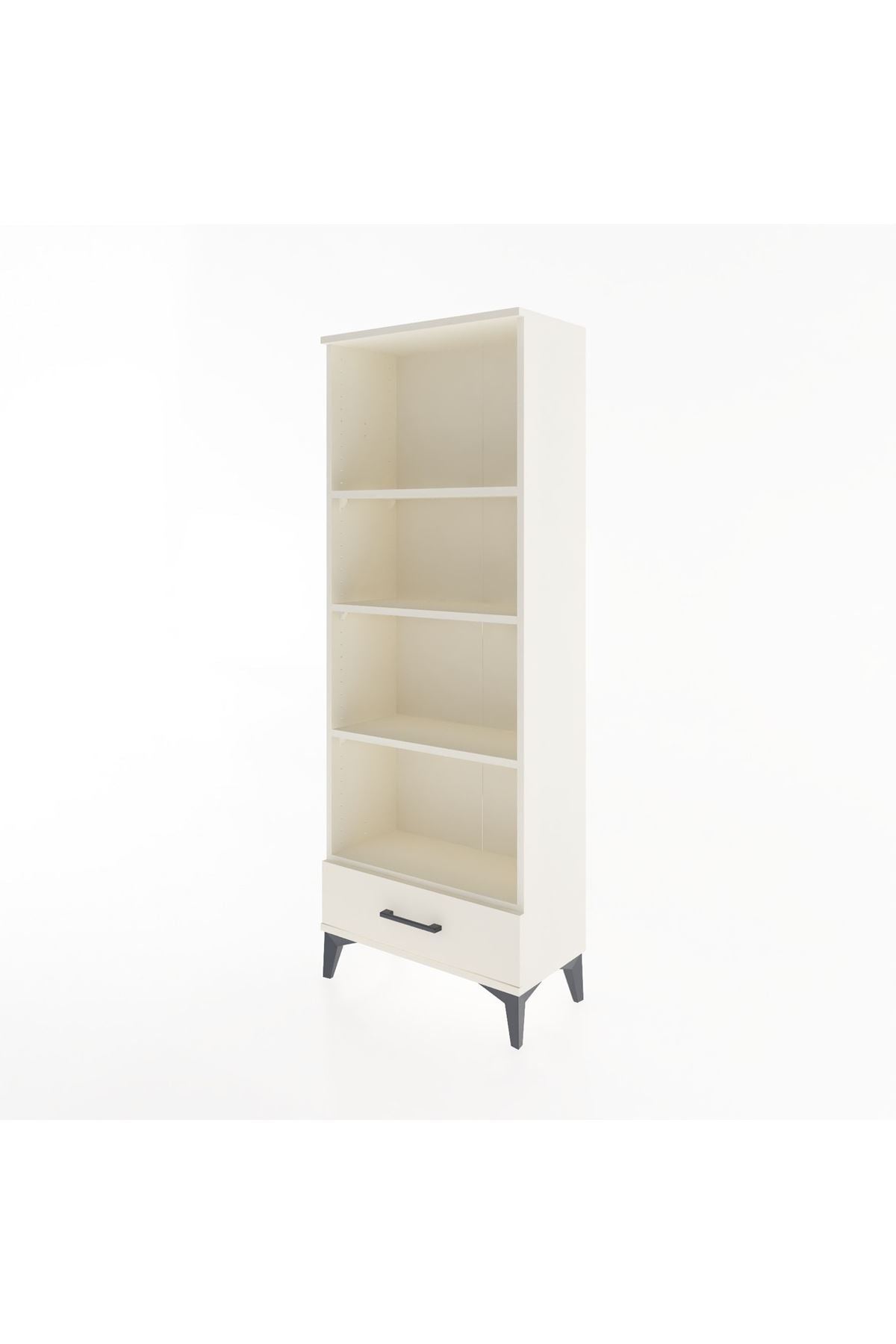 Arges Dolap 4 Raflı Tek Çekmeceli 60x30x163 Aytaşı-Aytaşı