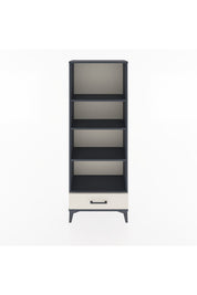 Arges Dolap 4 Raflı Tek Çekmeceli 60x30x163 Antrasit-Aytaşı