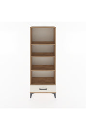 Arges Dolap 4 Raflı Tek Çekmeceli 60x30x163 Çam-Aytaşı