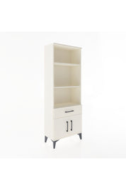 Arges Dolap 3 Raflı Tek Çekmeceli 2 Kapaklı 60x30x163 Aytaşı-Aytaşı