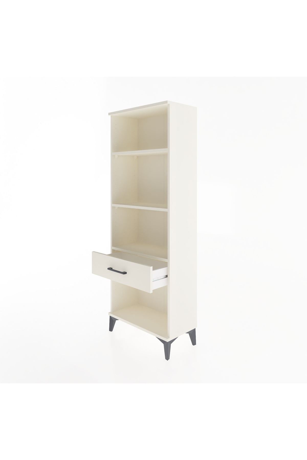 Arges Dolap 3 Raflı Tek Çekmeceli 60x30x163 Aytaşı-Aytaşı