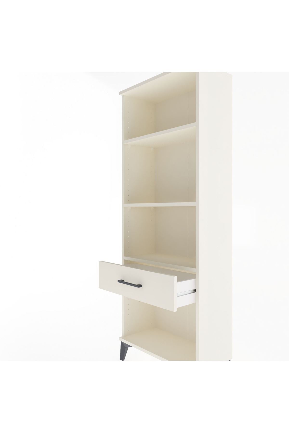 Arges Dolap 3 Raflı Tek Çekmeceli 60x30x163 Aytaşı-Aytaşı