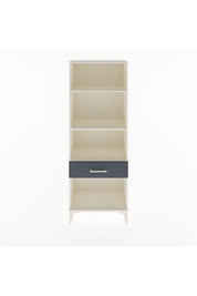 Arges Dolap 3 Raflı Tek Çekmeceli 60x30x163 Aytaşı-Antrasit