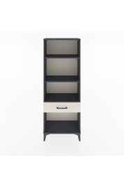Arges Dolap 3 Raflı Tek Çekmeceli 60x30x163 Antrasit-Aytaşı