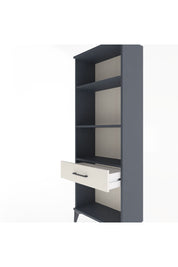 Arges Dolap 3 Raflı Tek Çekmeceli 60x30x163 Antrasit-Aytaşı