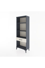 Arges Dolap 3 Raflı Tek Çekmeceli 60x30x163 Antrasit-Aytaşı