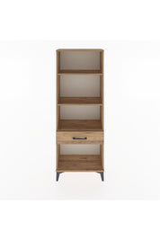 Arges Dolap 3 Raflı Tek Çekmeceli 60x30x163 Çam-Çam
