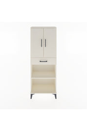 Arges Dolap 3 Raflı Tek Çekmeceli 2 Kapaklı 60x30x163 Aytaşı-Aytaşı