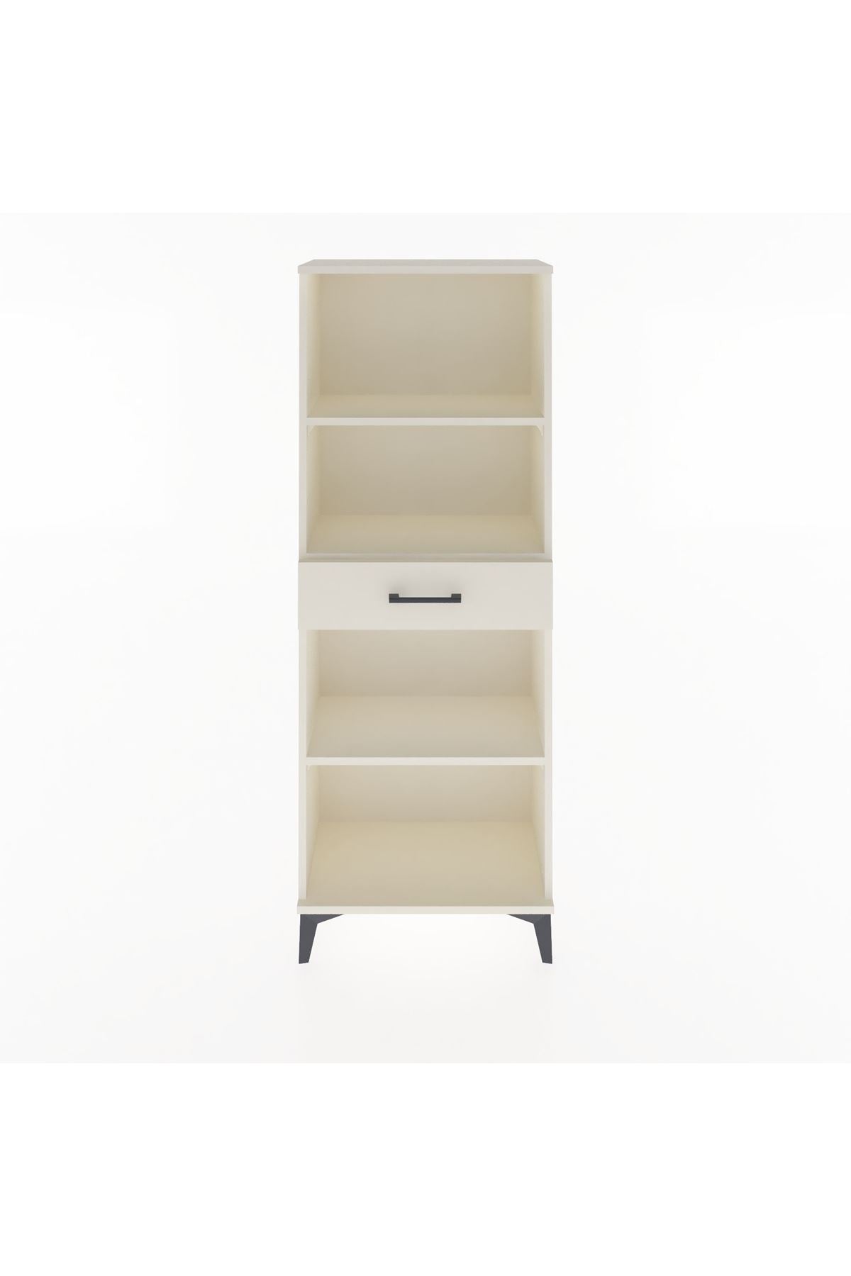 Arges Dolap 3 Raflı Tek Çekmeceli 60x30x163 Aytaşı-Aytaşı