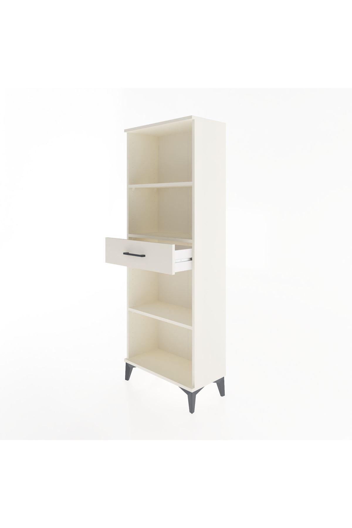 Arges Dolap 3 Raflı Tek Çekmeceli 60x30x163 Aytaşı-Aytaşı