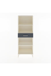 Arges Dolap 3 Raflı Tek Çekmeceli 60x30x163 Aytaşı-Antrasit