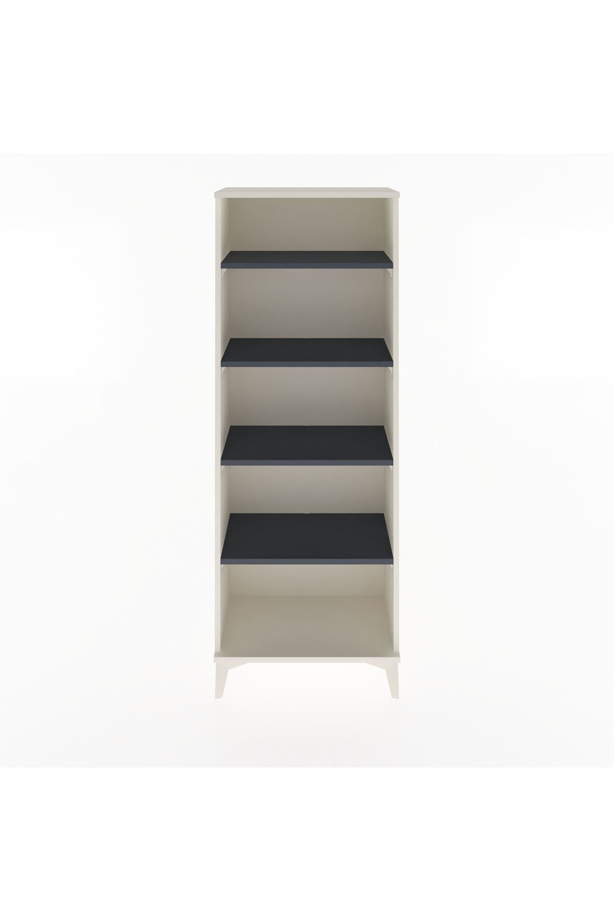 Arges Dolap 4 Raflı 60x30x163 Aytaşı-Antrasit