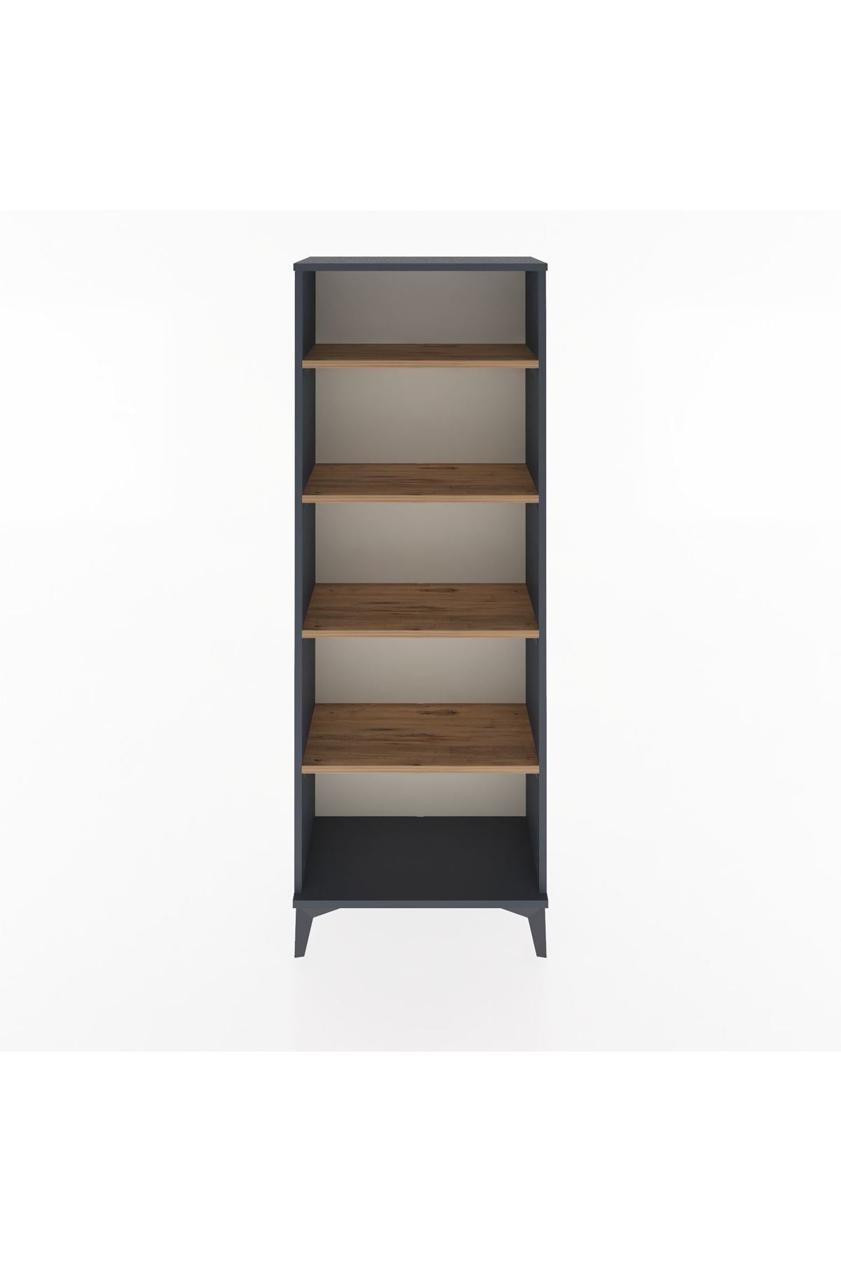 Arges Dolap 4 Raflı 60x30x163 Antrasit-Çam