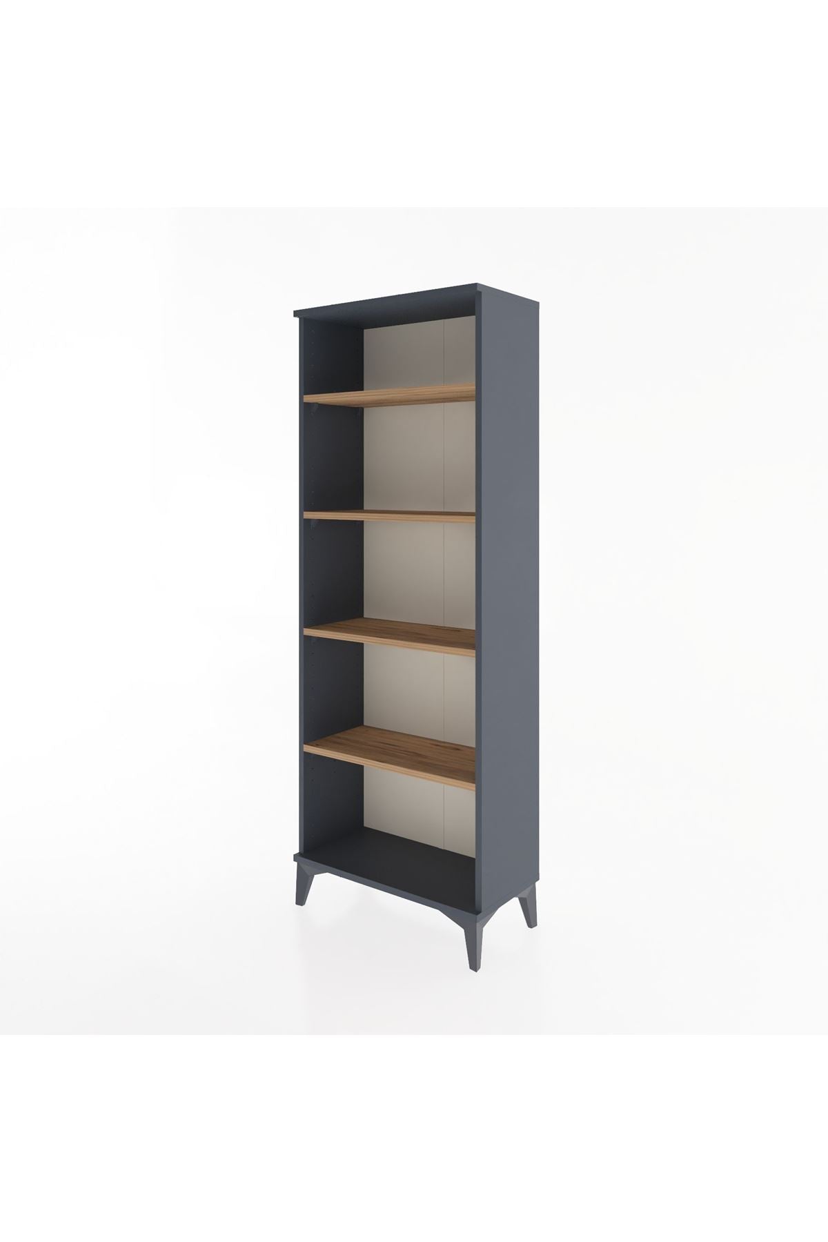 Arges Dolap 4 Raflı 60x30x163 Antrasit-Çam