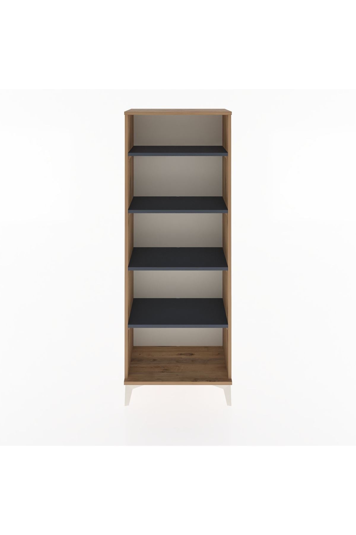 Arges Dolap 4 Raflı 60x30x163 Çam-Antrasit