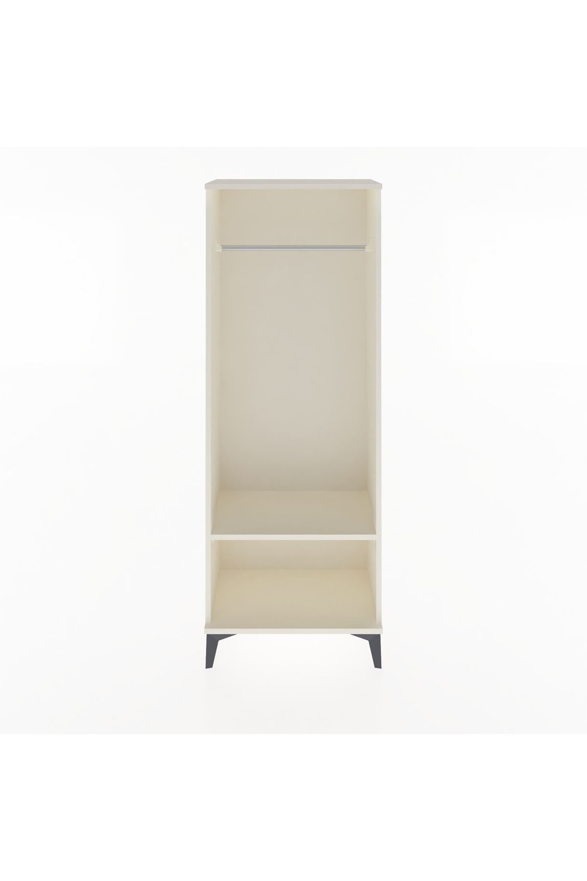 Arges Dolap Tek Raflı Kapaklı Tek Askılı 60x30x163 Aytaşı-Aytaşı