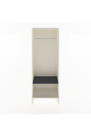 Arges Dolap Tek Raflı Kapaklı Tek Askılı 60x30x163 Aytaşı-Antrasit