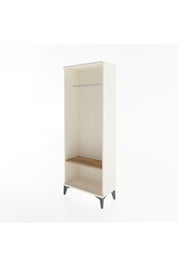 Arges Dolap Tek Raflı Kapaklı Tek Askılı 60x30x163 Aytaşı-Çam