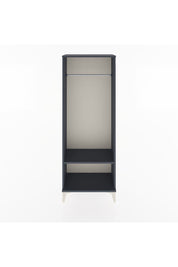 Arges Dolap Tek Raflı Kapaklı Tek Askılı 60x30x163 Antrasit-Antrasit