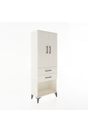 Arges Dolap Tek Raflı 2 Çekmeceli Tek Askılı 60x30x163 Aytaşı-Aytaşı