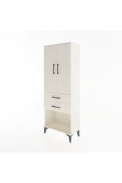 Arges Dolap Tek Raflı 2 Çekmeceli Tek Askılı 60x30x163 Aytaşı-Aytaşı