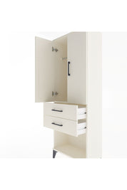 Arges Dolap Tek Raflı 2 Çekmeceli Tek Askılı 60x30x163 Aytaşı-Aytaşı