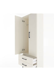 Arges Dolap Tek Raflı 2 Çekmeceli Tek Askılı 60x30x163 Aytaşı-Aytaşı