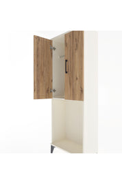 Arges Dolap Tek Raflı 2 Kapaklı Tek Askılı 60x30x163 Aytaşı-Çam
