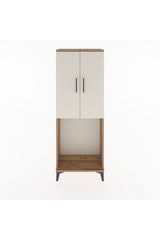 Arges Dolap Tek Raflı 2 Kapaklı Tek Askılı 60x30x163