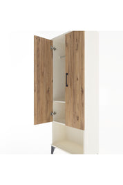 Arges Dolap 2 Raflı 2 Kapaklı Tek Askılı 60x30x163 Aytaşı-Çam