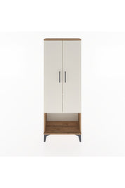 Arges Dolap 2 Raflı 2 Kapaklı Tek Askılı 60x30x163 Çam-Aytaşı