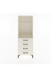 Arges Dolap Tek Raflı 4 Çekmeceli Tek Askılı 60x30x163 Aytaşı-Aytaşı