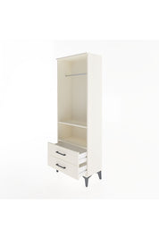 Arges Dolap 2 Raflı 2 Çekmeceli Tek Askılı 60x30x163 Aytaşı-Aytaşı