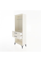 Arges Dolap Tek Raflı 2 Çekmeceli Tek Askılı 60x30x163 Aytaşı-Aytaşı