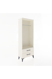 Arges Dolap Tek Raflı 2 Çekmeceli Tek Askılı 60x30x163 Aytaşı-Aytaşı