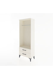 Arges Dolap Tek Raflı 2 Çekmeceli Tek Askılı 60x30x163 Aytaşı-Aytaşı