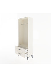 Arges Dolap Tek Raflı 2 Çekmeceli Tek Askılı 60x30x163 Aytaşı-Aytaşı