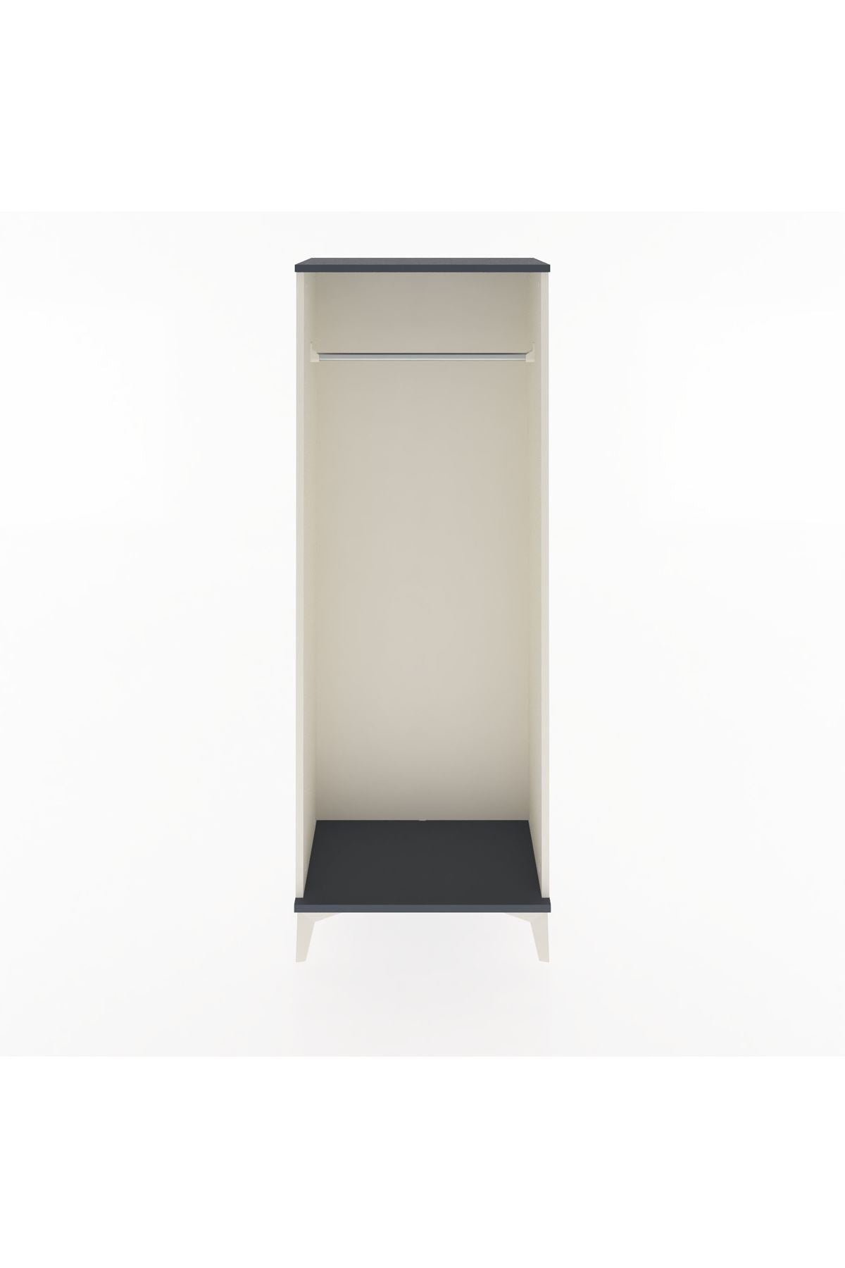 Arges Dolap Kapaklı Tek Askılı 60x30x163 Aytaşı-Antrasit