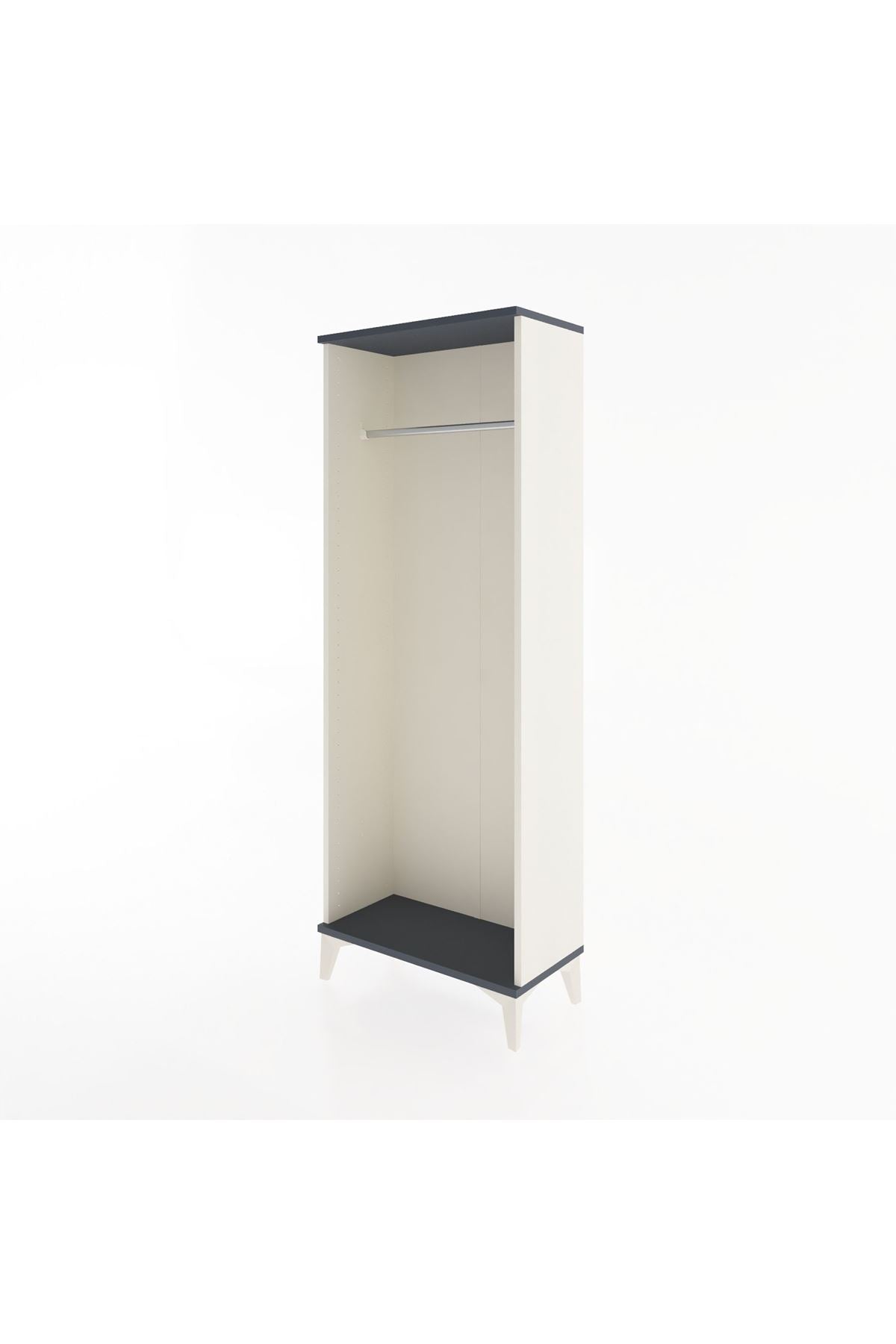 Arges Dolap Kapaklı Tek Askılı 60x30x163 Aytaşı-Antrasit