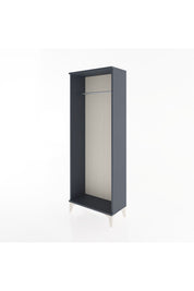 Arges Dolap Kapaklı Tek Askılı 60x30x163 Antrasit-Antrasit