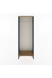 Arges Dolap Kapaklı Tek Askılı 60x30x163 Antrasit-Çam